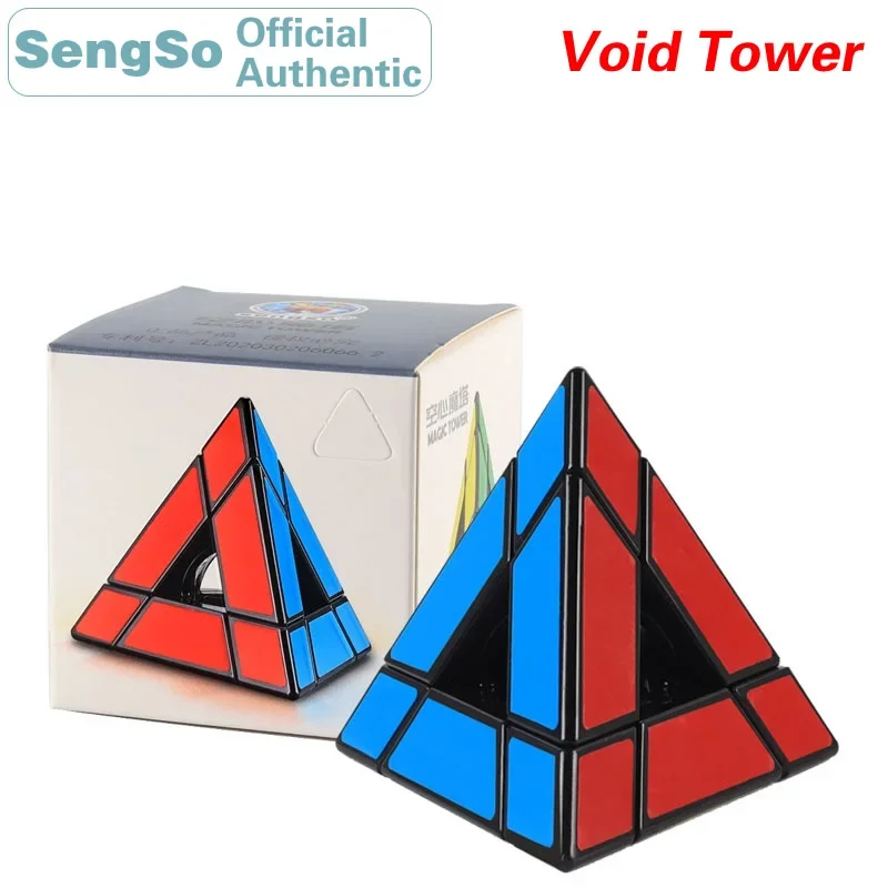 SengSo Void Hollow Tower 3x3x3 Pyramid Magic Cube ShengShou Neo Speed Twisty Puzzle Brain Teasers Antistress Educational Toys