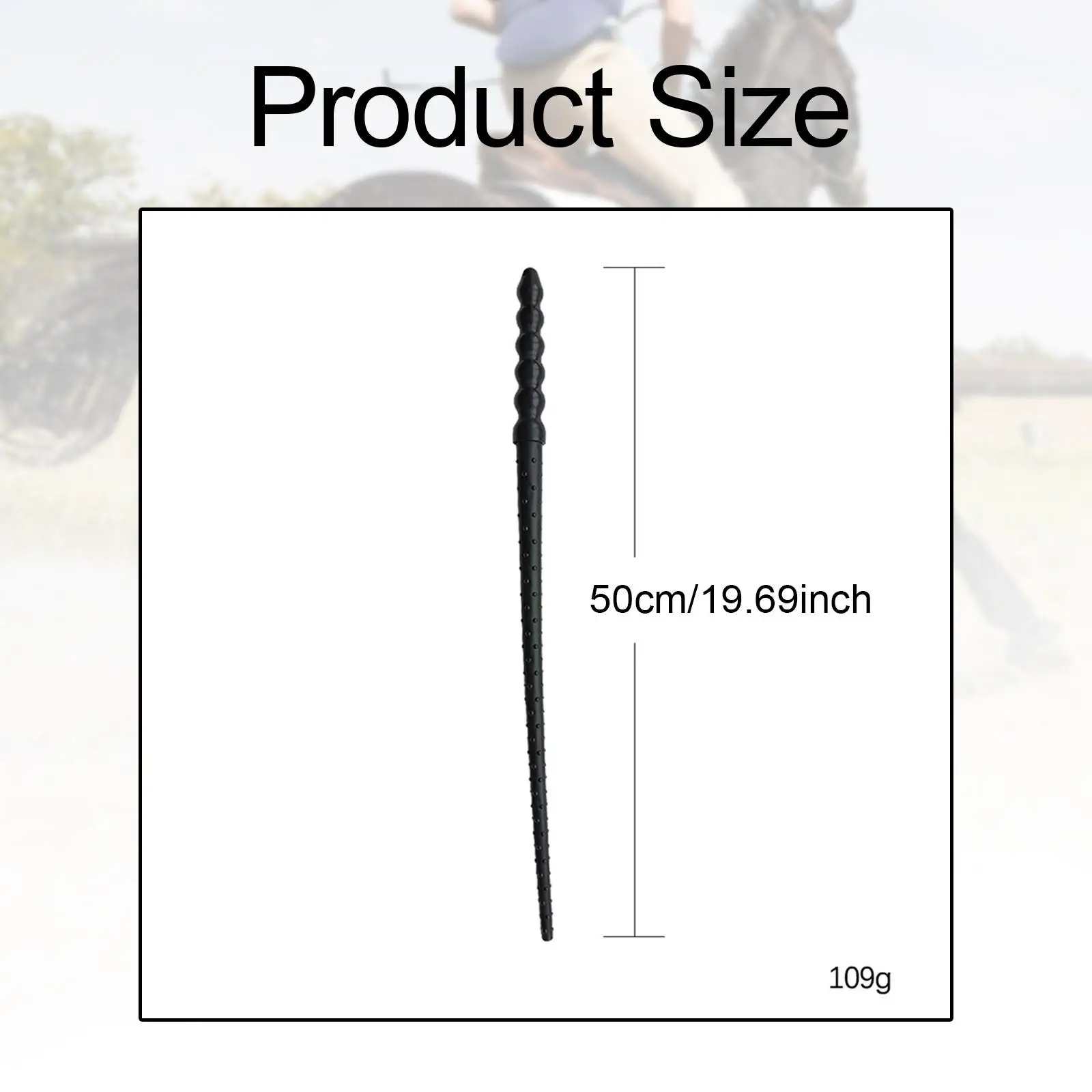 Укороченная резина для верховой езды для верховой езды, спортивная многоцелевая лошадь 50 см для игр