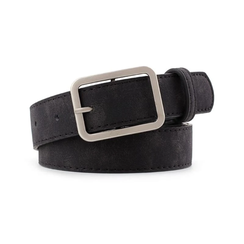 652F Thin Flexible Waist Strap Silver Accent Closure Women's Fashion Belt All Sizes