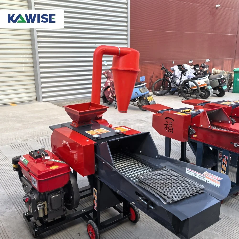 AIROW Diesel Engine Chaff Cutter Forage Chopper With Cutting and Crushing Function Heavy Duty for Silage on Dairy Farms