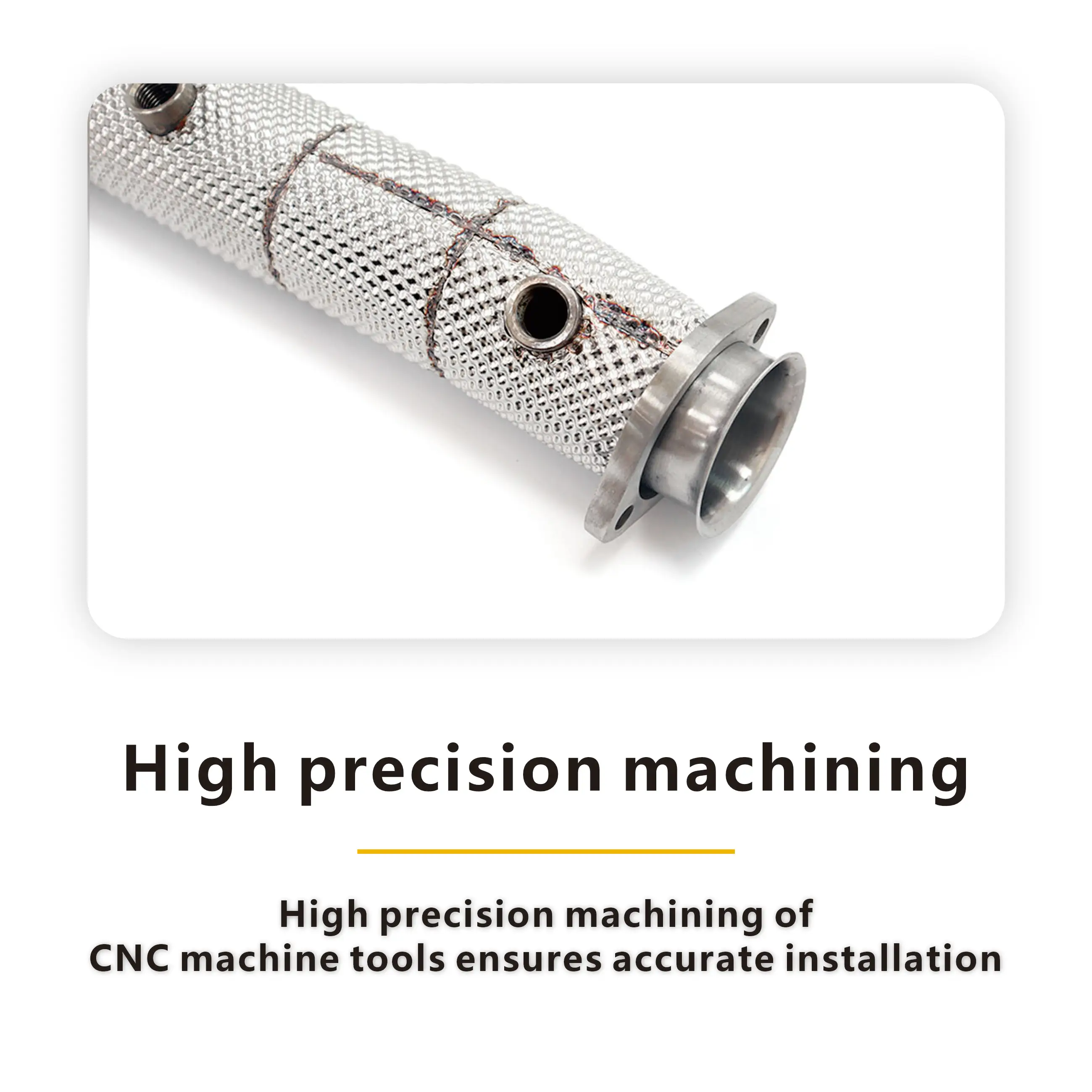 لمرسيدس بنز GLS63 X166 5.5T النازل المحفف Catless النازل الفولاذ المقاوم للصدأ أداء العادم الأنابيب #2