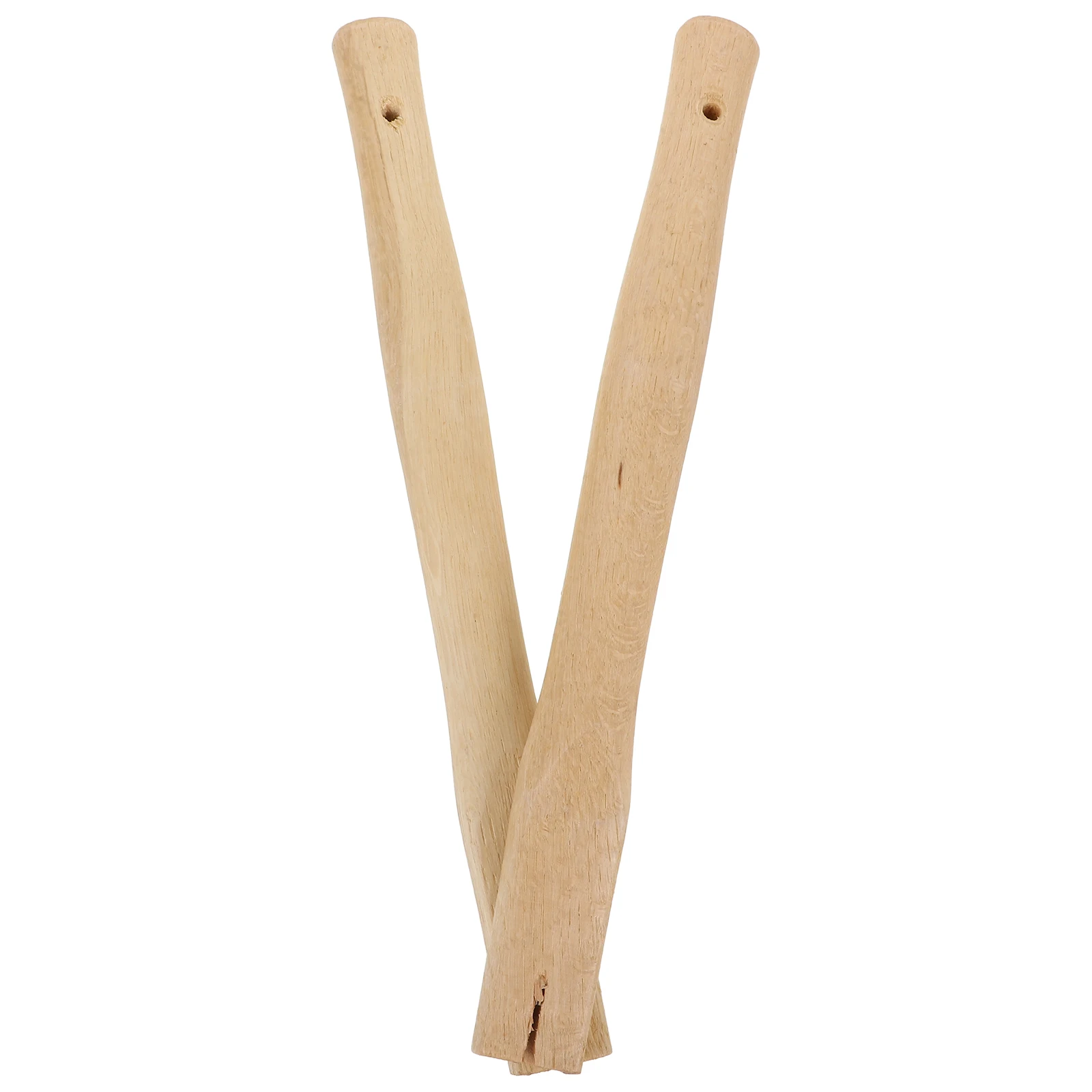 

2pcs Hoe Handle Replacement Wooden For Garden Work Durable Sturdy Wood Hoe Handle Most Hoes Woodworking Tool