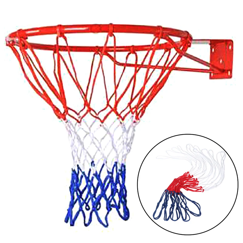 Padrão Universal Basquete Net, Nylon Hoop, Aro Padrão, Suportes, 3 Cores, Atacado, 1 Pc