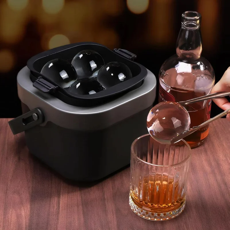 Crystal Clear Ice Ball Maker, - đánh giá và giá Ice Mold Sphere