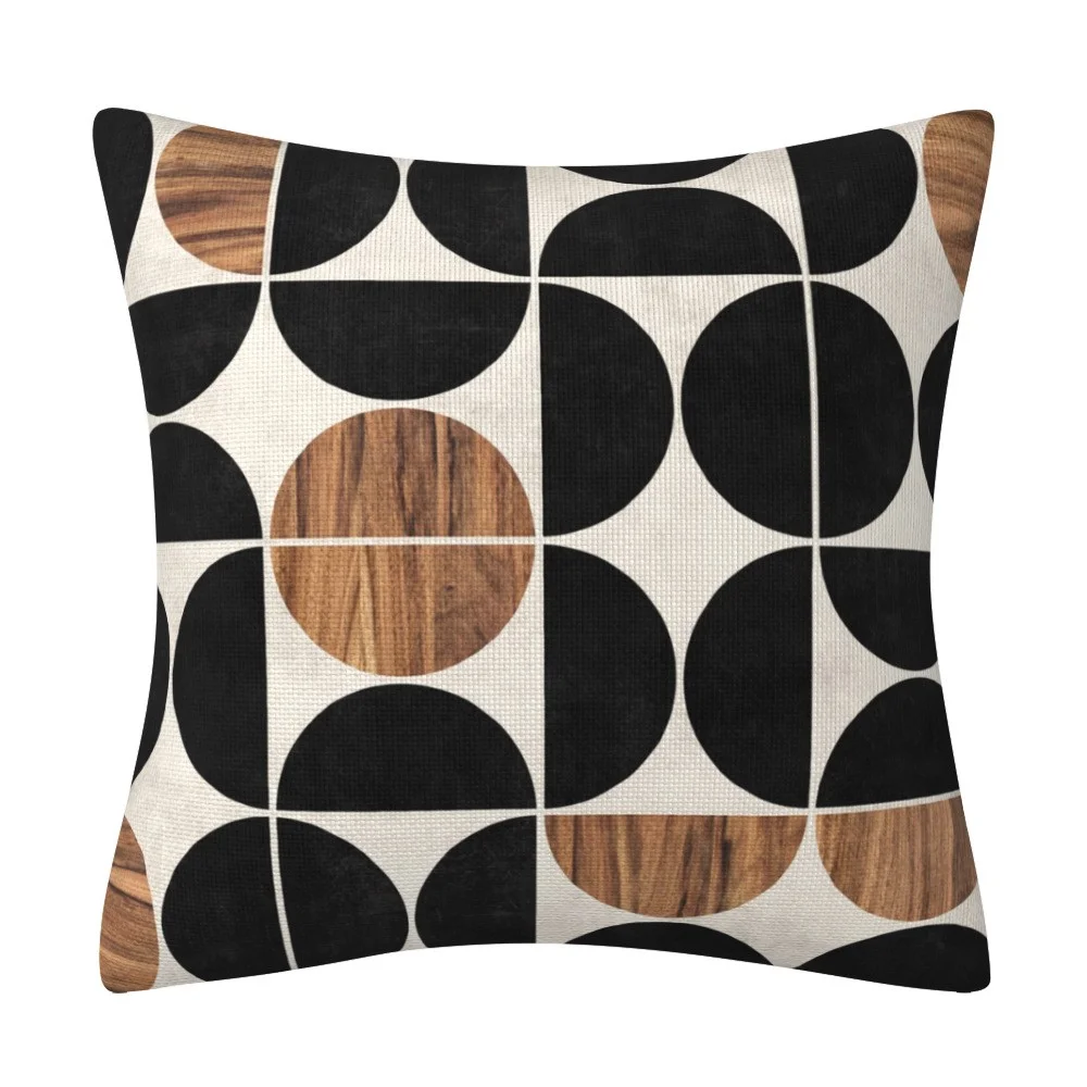 Bohemian Southwestern Geometric Pillow Case Cotton Linen Sofa Home Decor Cushion Cover for Car Bedroom Almofadas