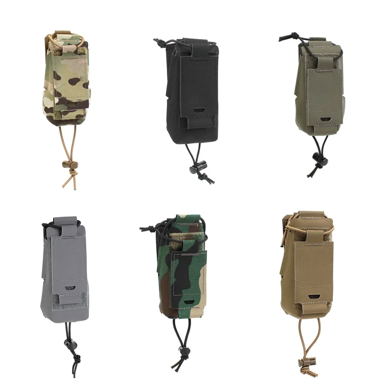

Talkie Holder Bag Tactical Hunting Vest MOLLE Radio Magazine Mag Pouch Pocket