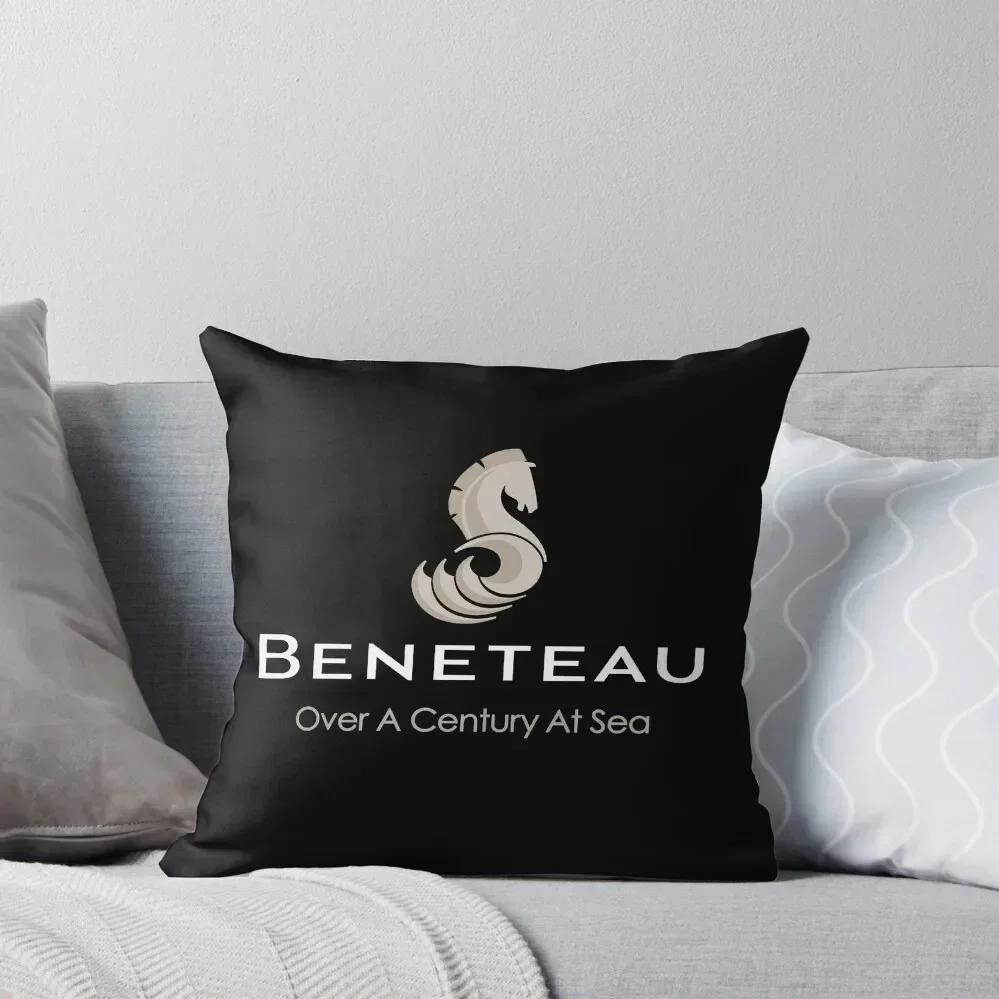 

Beneteau Sailboat Logo Throw Pillow christmas cushions covers Pillow Cases christmas pillow case cover luxury