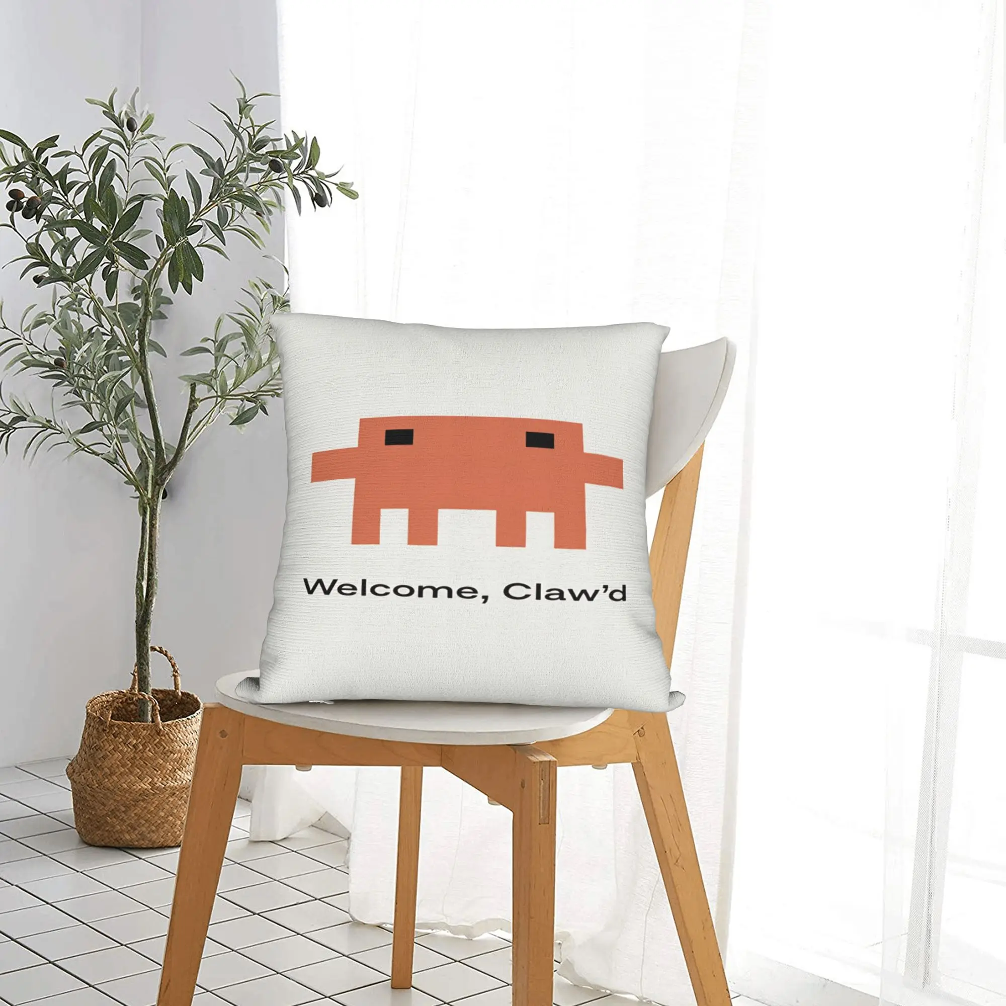 Code This Claude Pillow Case  Cute Funny Pillow Cover Soft Pillowcases For Sofa Home Decor