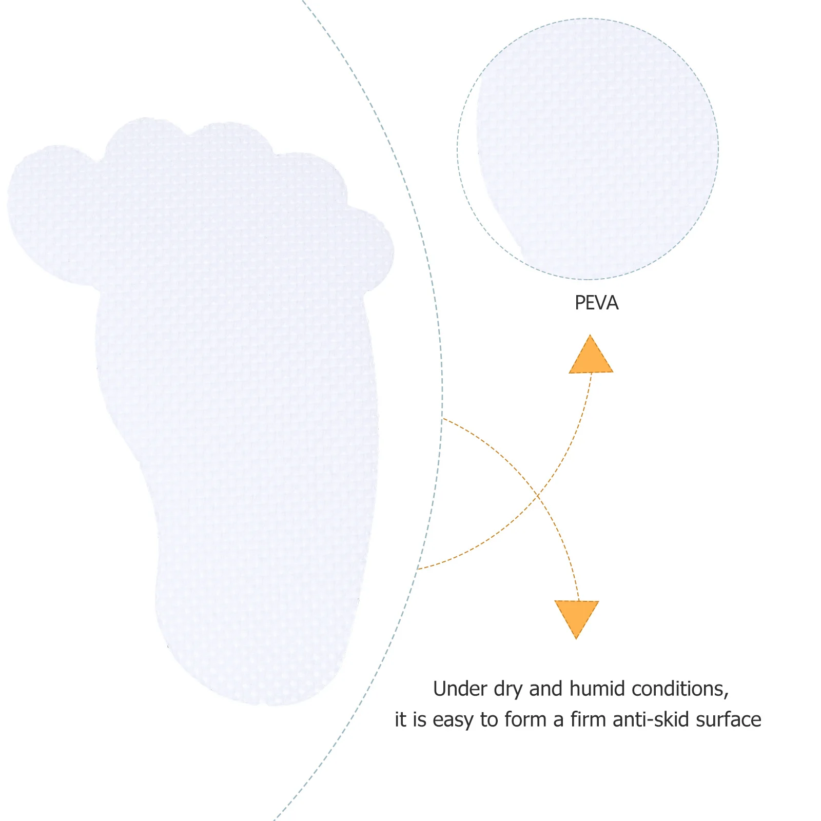 24 قطعة ملصق مضاد للانزلاق شفاف ذاتي اللصق نونسليب ملصقات الحمام لأرضية الاستحمام سلامة حمام الشارات سلم #6