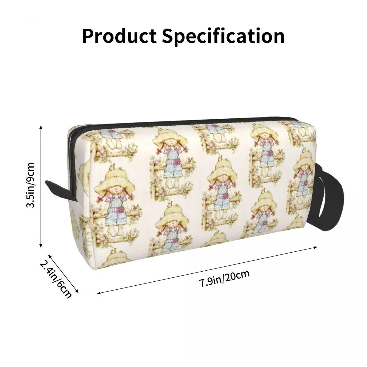 Custom Sarah Kay Toiletry Bag Women Cartoon Makeup Cosmetic Organizer Ladies Beauty Storage Dopp Kit Case