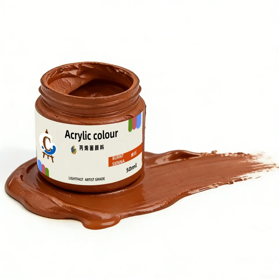 9-Farben-Acrylfarben, erhältlich in großer Kapazität von 50 ml. Das Set enthält Malen, Färben, Kunst, Malerei und Graffiti. – Detail 18
