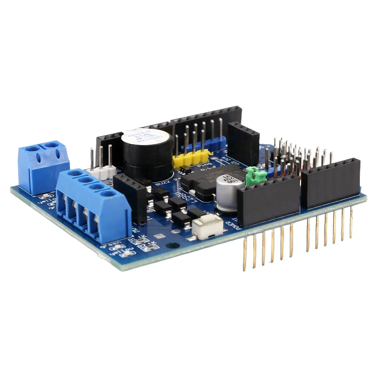 L298P DC Motor Drive Board Module L298P DC Motor Drive Shield Board Module 2A Dual H-Bridge 2 Way for Arduino UNO R3