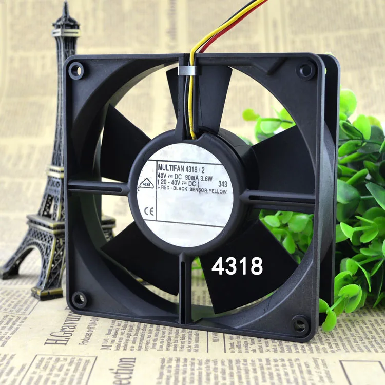 New Frequency Converter Cooling Fan 120X120X32MM MULTIFAN Silent Cooling Fan 4318 48V 5W High End Equipment Fan