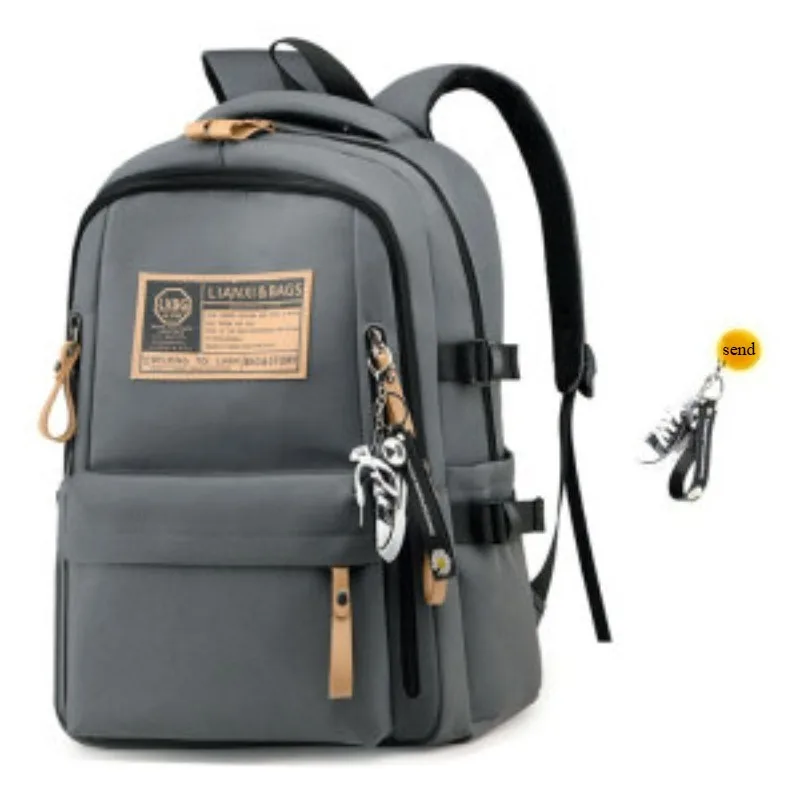 

Waterproof Large Capacity Students Backpack Zipper Multi Pocket Nylon School Bag Leisure Casual Teenage Daypack Girls Boys
