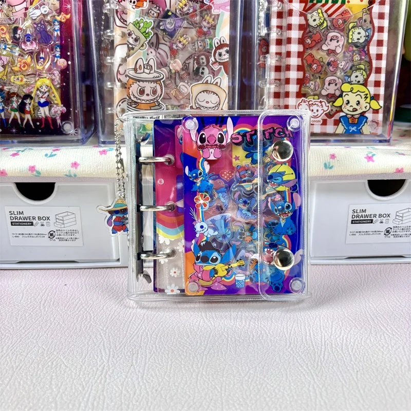Anime Frozen Acrylic Card Album Book Cartoon Stitch Map Letter Holder Binder TCG Card Notebook Dragon Ball  Collection Card Book