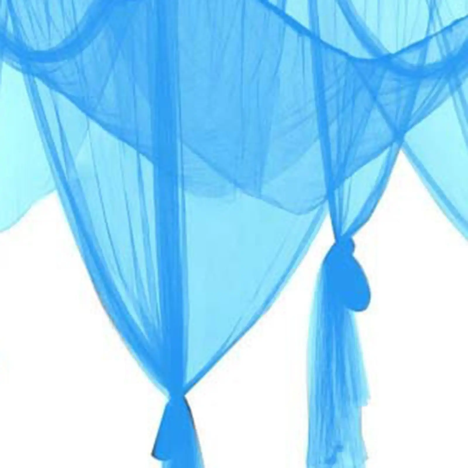 4 Corner Post Bed Canopy Net Netting Bedroom Decorative Cozy Universal Bed Drape Hanging Bed Valance for Camping Adults Girls
