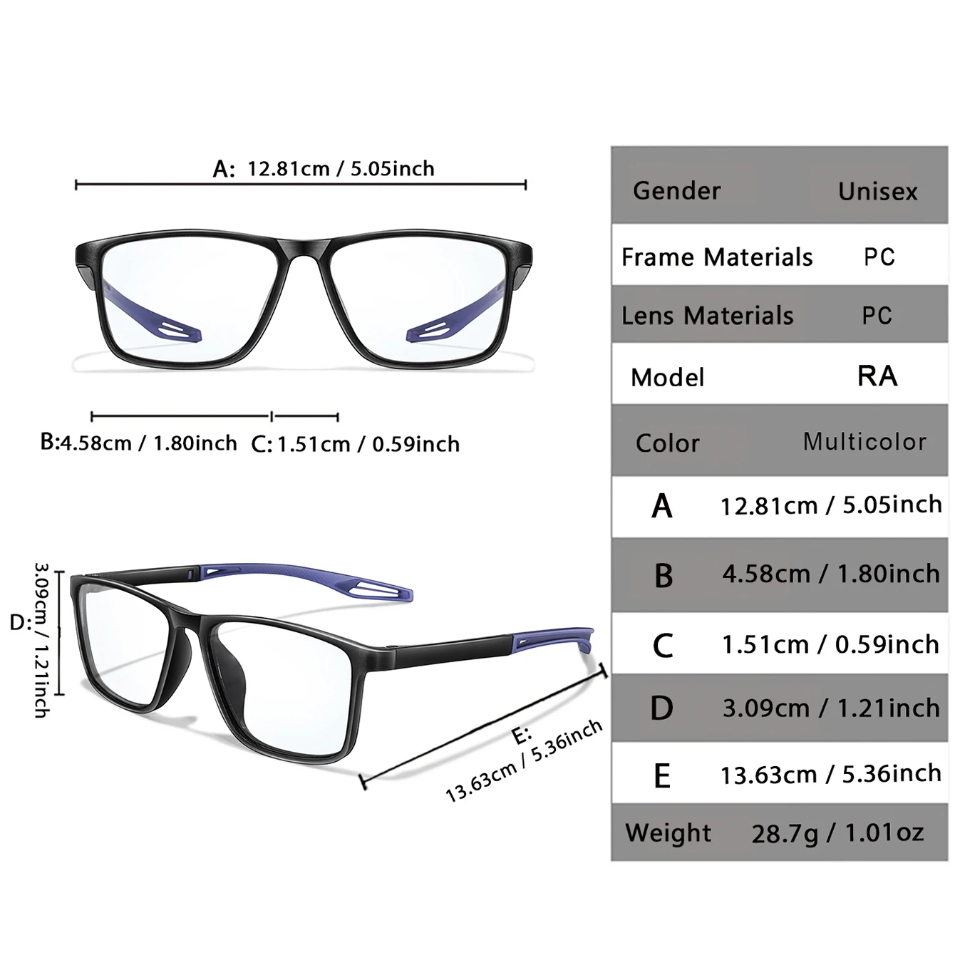 3 Pairs Reading Glasses Photochromic Classic Square Far Sight Presbyopic Glasses Anti Blue Light Blocking Ultralight Eyewear image 2