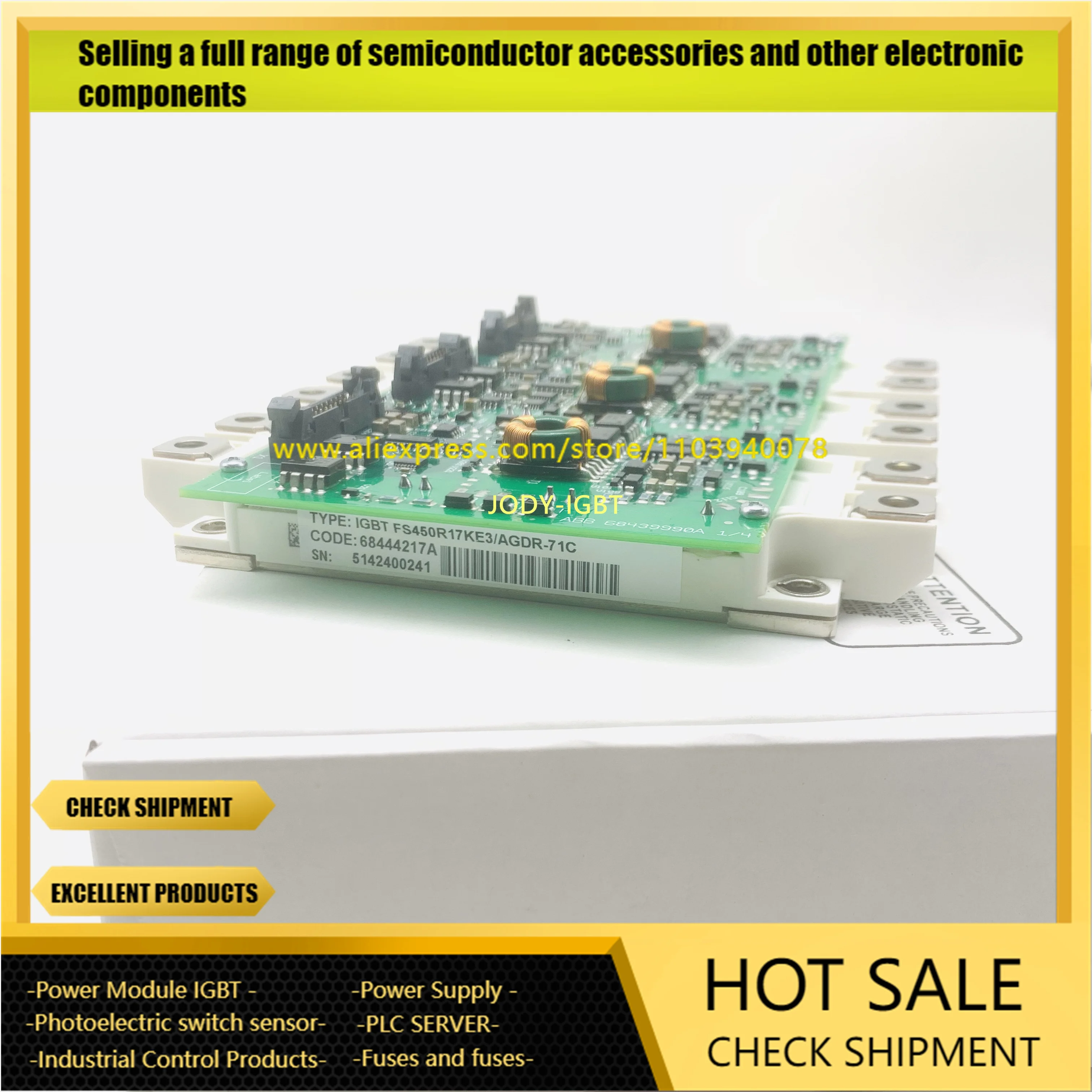 FS450R17KE3/AGDR-72C FS450R12KE3/AGDR-71C IGBT Module With Driver Board  S AGDR-76C Inverter Accessories  S