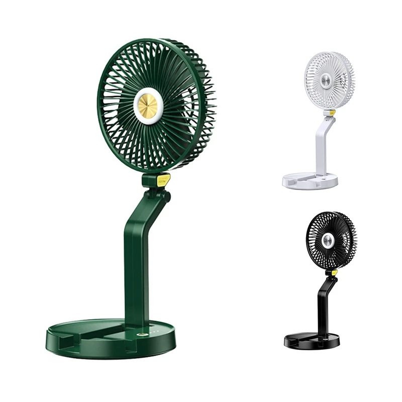 

Desktop Lamp Fan Foldable Retractable Small Fan Mini Portable Charging USB Home Low Noise Mini Electric Fan 5200Mah