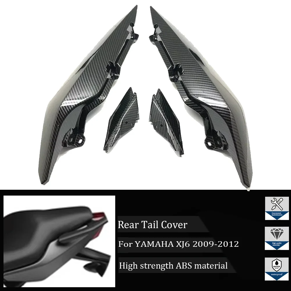 

Motorcycle Side Panel Left and Right Rear Tail Cover For YAMAHA XJ6 2009 2010-2012 ABS Carbon Piant Bodywork Fairing Cowing