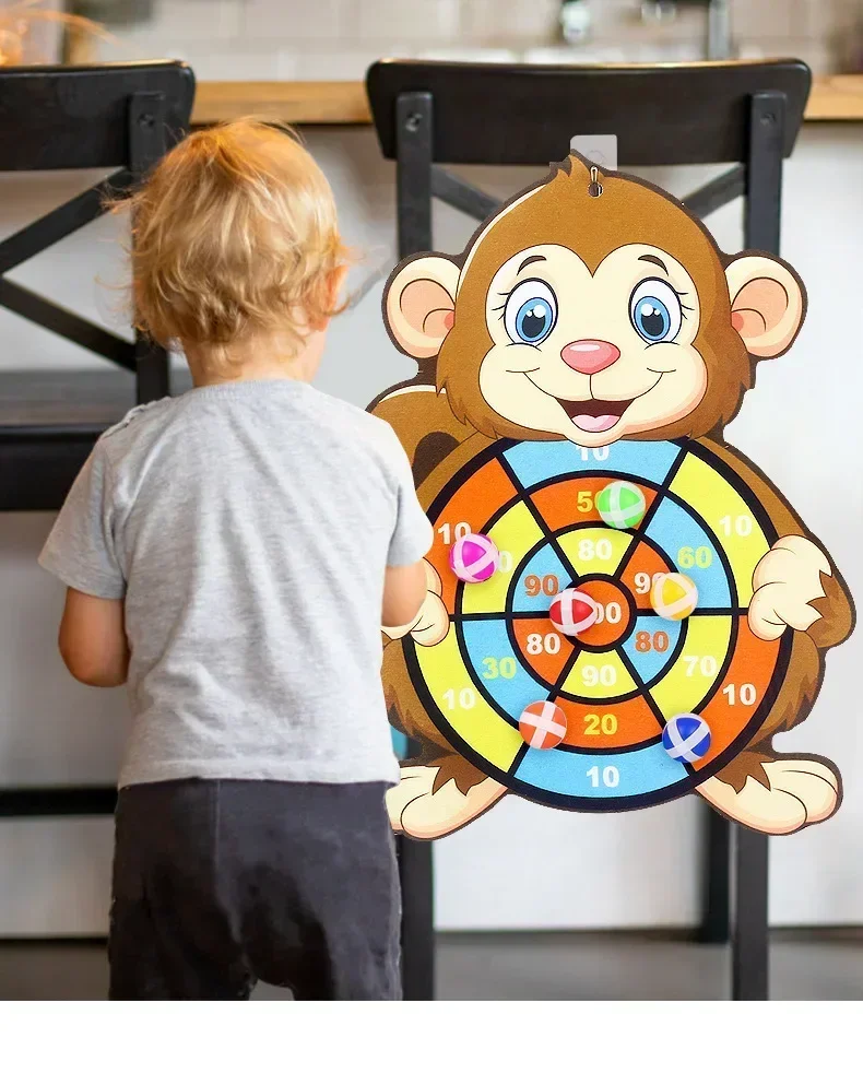 Lernspiele Dartscheibe Stickey Ball Dart Kinderspielzeug Kind Montessori Spiele Indoor-Sport für Kinder Montessori Spielzeug Geschenk – Detail 11