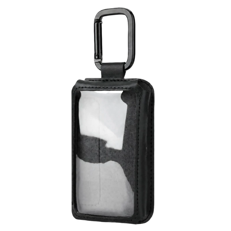 96BA MP3-Player-Hülle mit transparenter Vorderseite für Innioasis G 1/G3, mit Mikrofaser-PU-Körper, genähten Kanten und – Detail 1