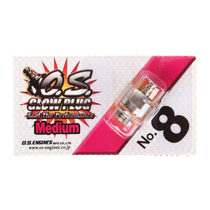1 Stück Teil 2Takt OS Motor Glühkerze OS8 NO.8 OS8 Plug N Glühkerzen für OS Motor