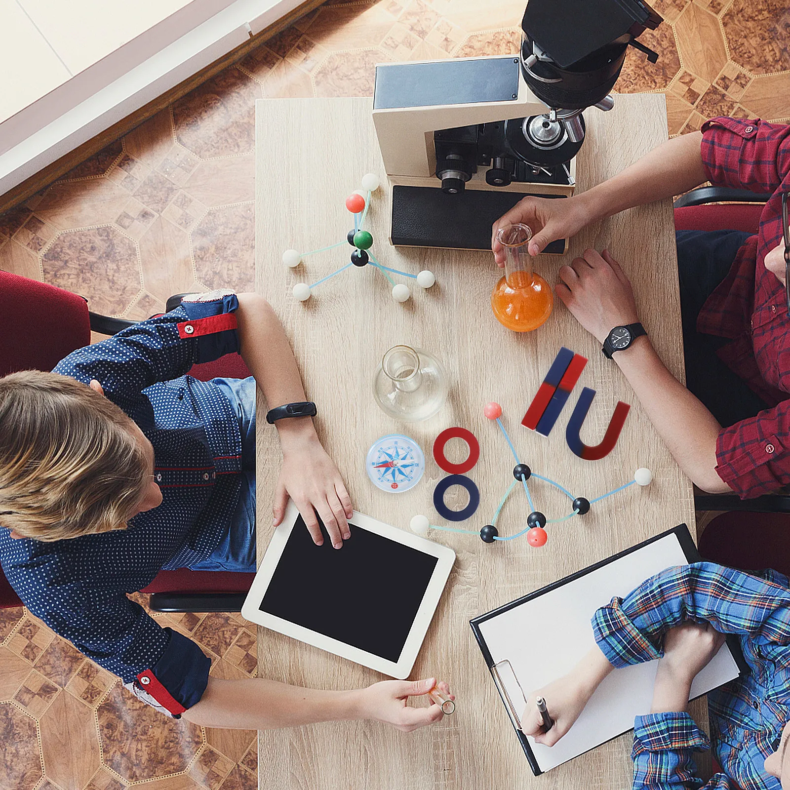 

Набор премиум-магнитов: U-образные, подковообразные и круглые магниты для физики, лабораторного оборудования, DIY-проектов и научного образования