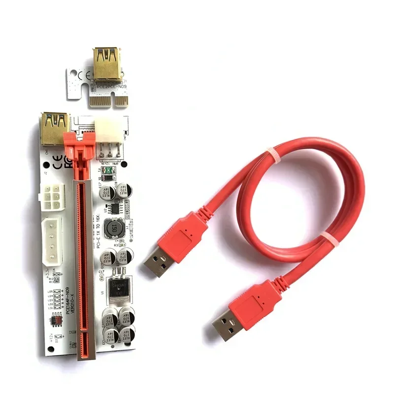 

Кабель USB 3.0 Express для видеокарты PCI-E X16 Удлинитель для майнинга Riser VER010 — X VER010