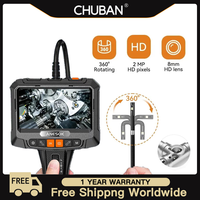 360° Steering Industrial Endoscope Camera 8mm 5\