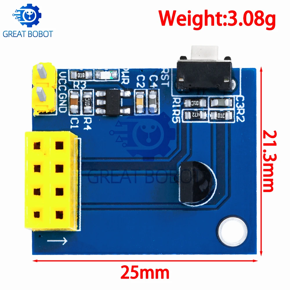 NodeMCU Compatible ESP8266 WiFi Kit - DS18B20 Temperature Sensor for Smart Home Automation Projects