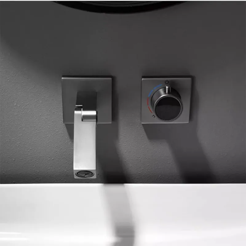 Wall folding faucet concealed installation, pre embedded basin faucet modern wall basin faucet