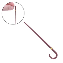 1pc Simulation Gentleman Walking Stick Crutch Model Toy for Doll House Decoration 1/12 Dollhouse Miniature Accessories