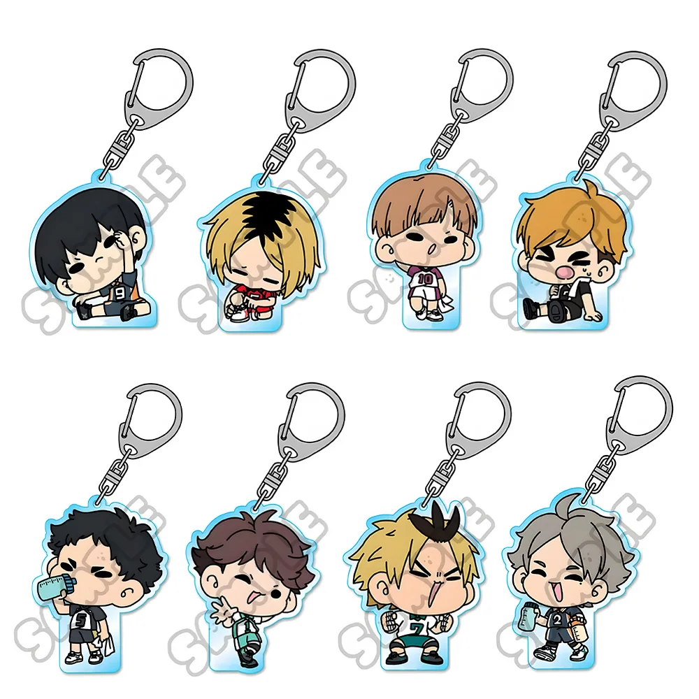 Loen Store Haikyu new Official Minna mochocho-ka Daisakusen Vol.2 Kei Tsukishima Kei Tsukishima Acrylic keychain  Bag pendant