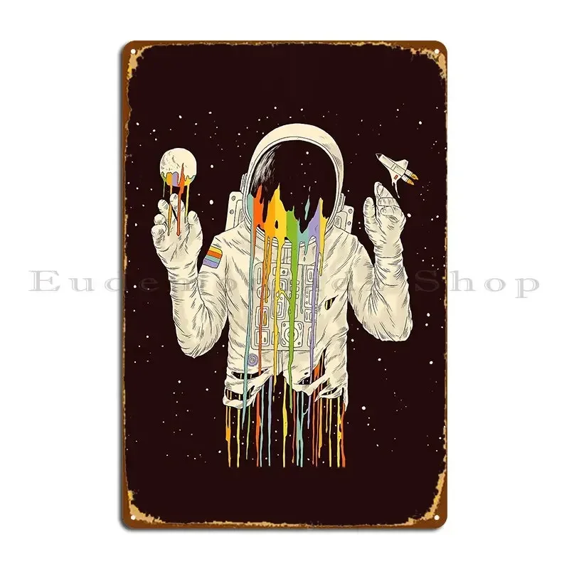 A Dreamful Existence Metal Sign PaintingCustomized Cave Garage Wall Cave Tin Sign Poster