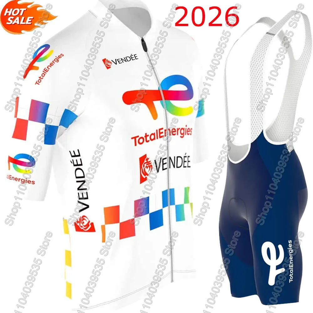 

Велосипедный комплект Maillot Total Energies 2026 Peter Sagan: Джерси с коротким рукавом, одежда для шоссейного велоспорта, костюм для MTB