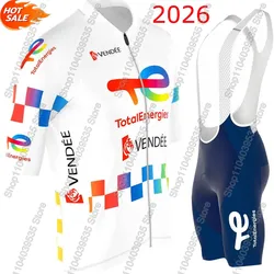 Maillot Total Energies Cycling Jersey 2026 Peter Sagan Set Short Sleeve Slovakia Clothing Suit Road Bike Shirts Suit MTB Wear