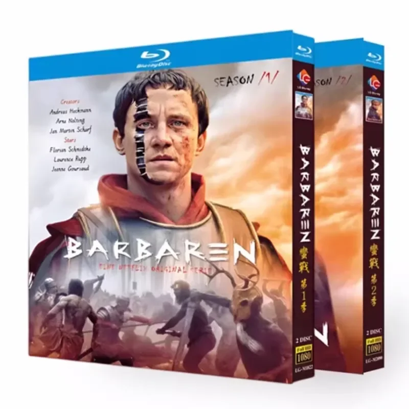 BD Blu-ray Disc Barbarian War Seasons 1–2 German Drama 1080p Box Set with Chinese English and Traditional Japanese Subtitles