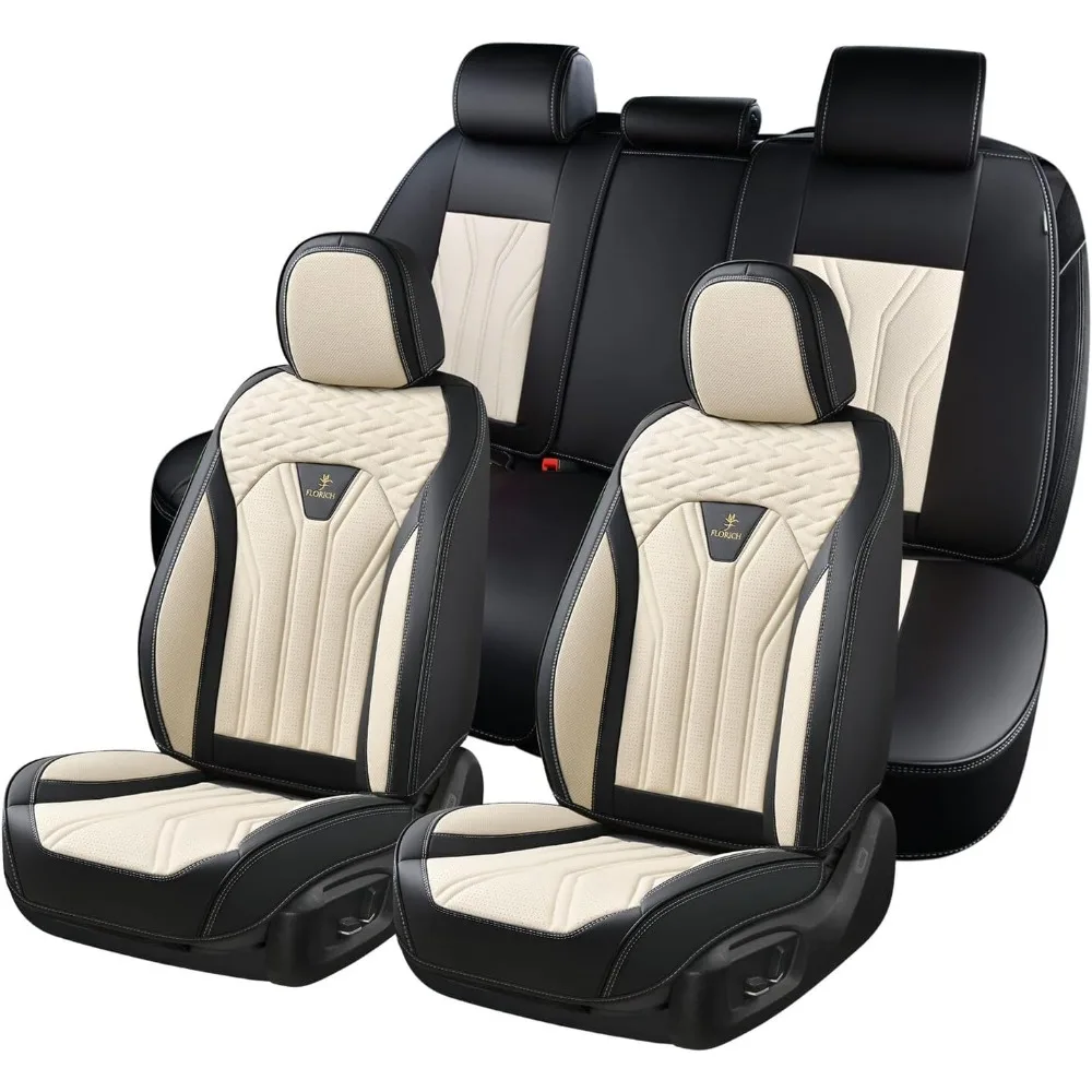 

Универсальные чехлы на автомобильные сиденья, полный комплект для 5-местных сидений, защитные чехлы на сиденья для автомобилей и грузовиков