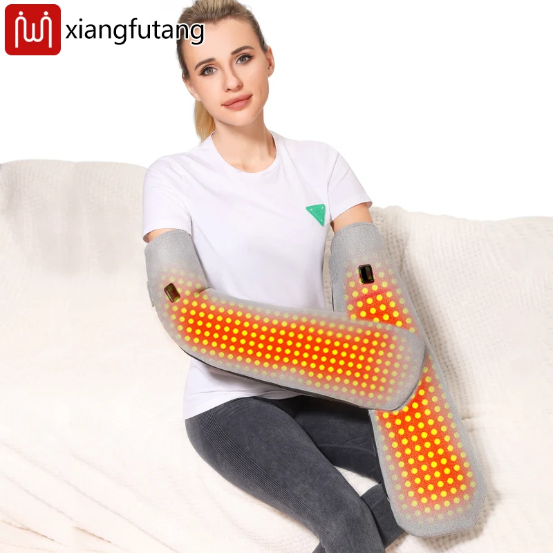 

Red Light Heating Long Arm Protector Relieves Hand Joint Pain and Arm Numbness Promotes Blood Circulation Arms Warm Relaxation