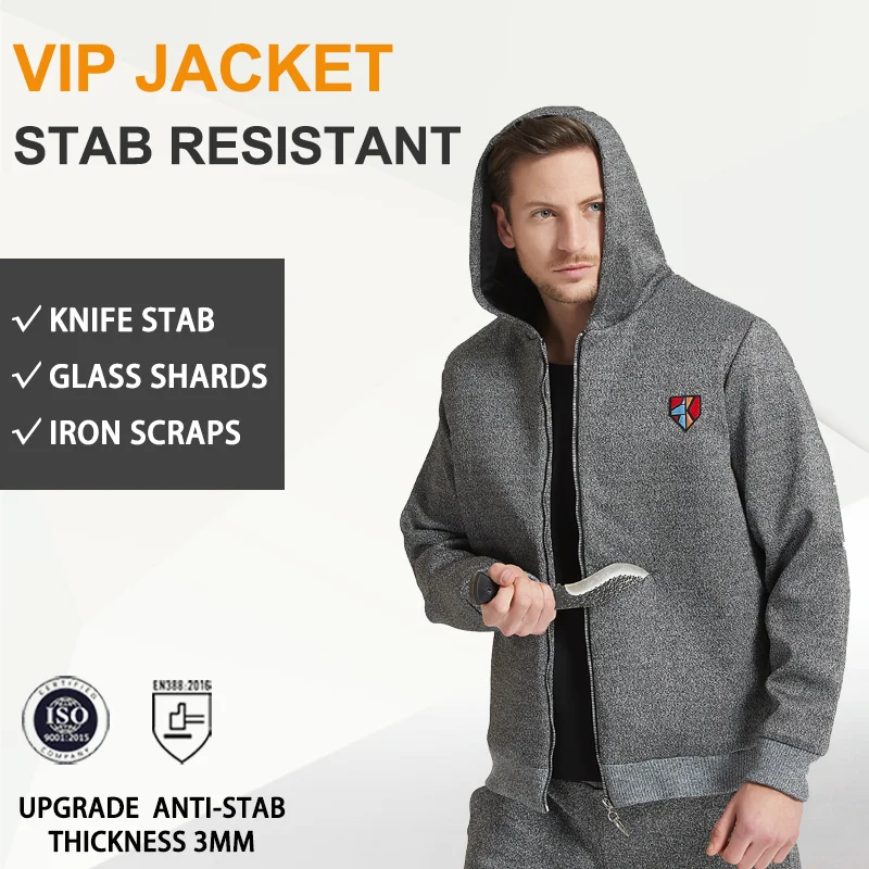 2022 Anti-stab Military Tactical Safe Jacket Bodyguard Police Businessman Outdoor invisible Self-defense fashion Casual Coat