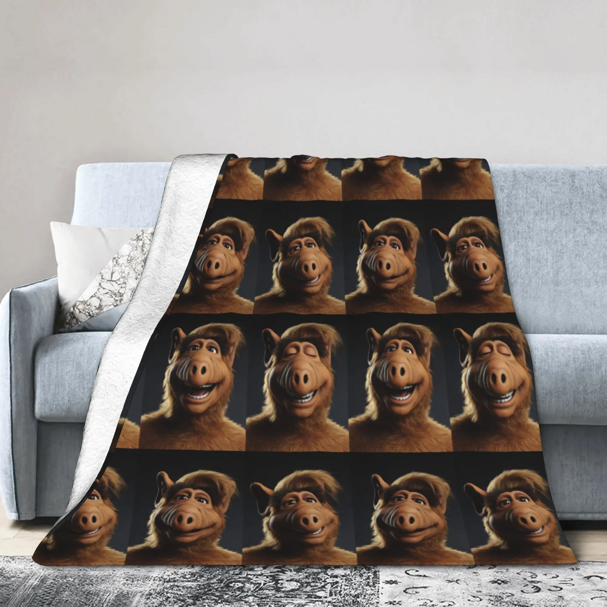 Alf  Alien Life Form Comedy  Blankets  Flannel Awesome Warm Throw Blanket for Coverlet All Season