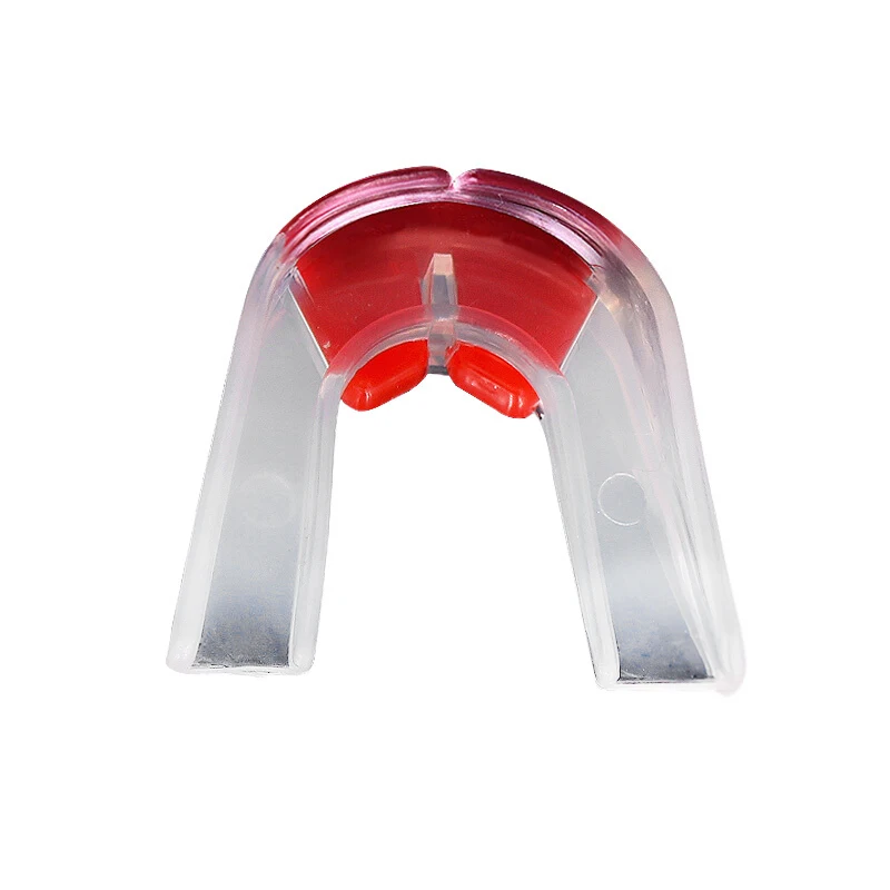 2/3/4SETS Boxing Seismic And Shockproof Measures White Two-sided Mouthguard Mouth Guard Odorless Basketball Sport Mouth Guard