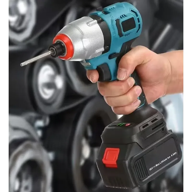 Power Action Electric Brushless Tools High Torque 1000N.m Li-ion Battery Impact Wrench