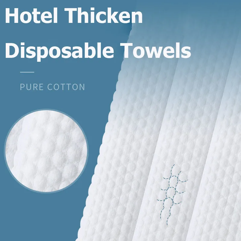 5Pcs/Lot Hotel Thicken Disposable Towels Adults Face Bath Washcloths Essential Bath Portable Travel Camping Outdoor Accessories