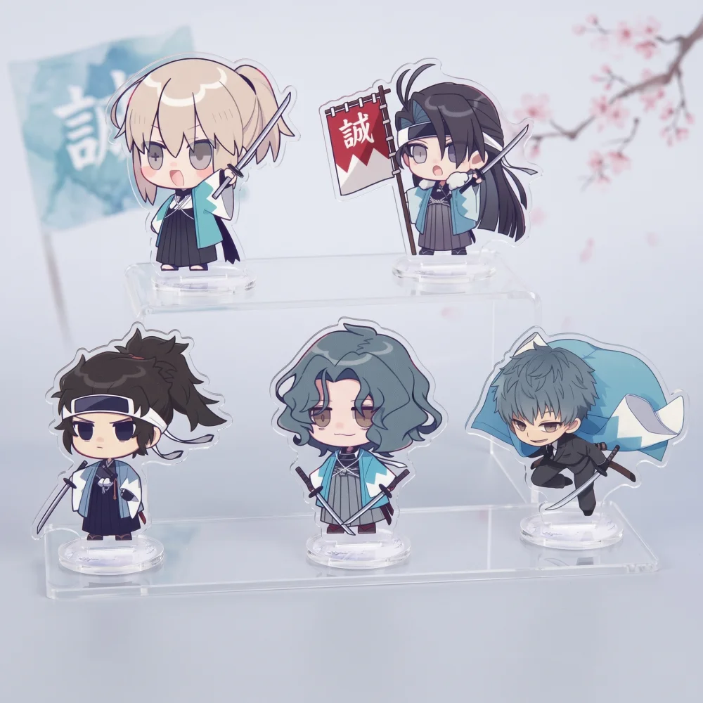FGO Fate Grand Order Acrylic Stand Figure Okita Souji Saito Hajime Anime 10cm Tabletop Decoration Cosplay Gift Cute Keychain