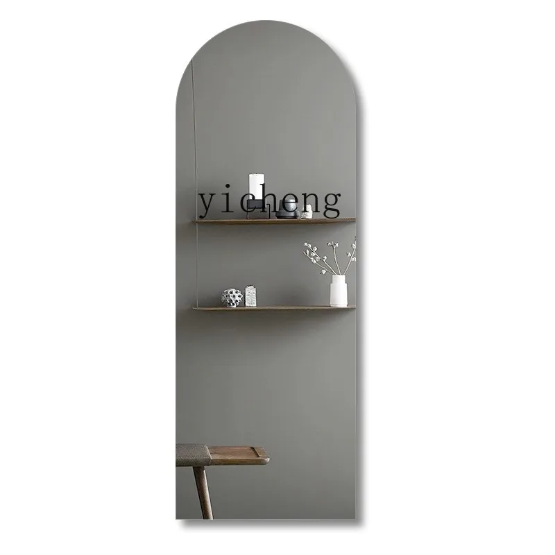 

ZF Full-Length Mirror Home Bedroom Living Room Fitting Wall Hanging Mirror Simple Style Dressing