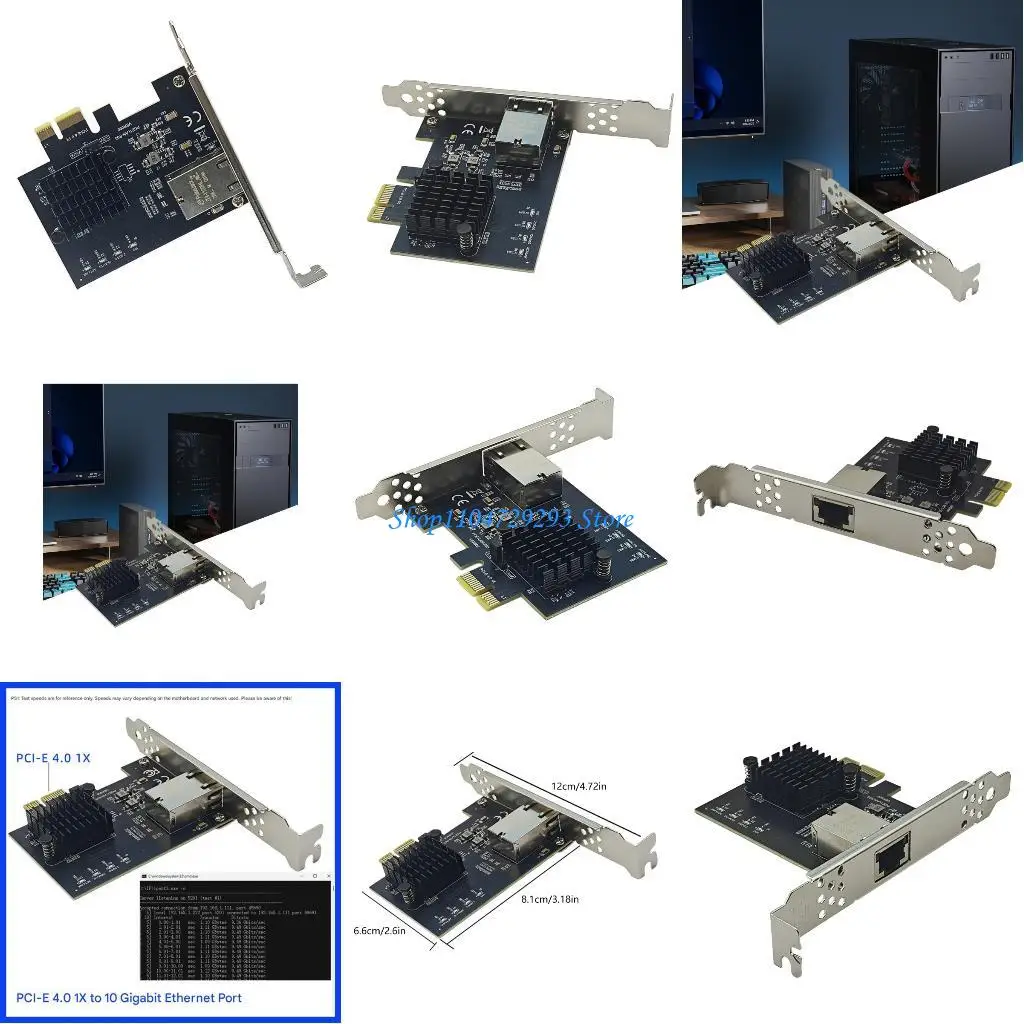

Y2GD 10 Гбит/с PCIE4.0 1X Гигабитная сетевая карта 82574 Чип-карта RJ45 Порт 10000 Мбит/с