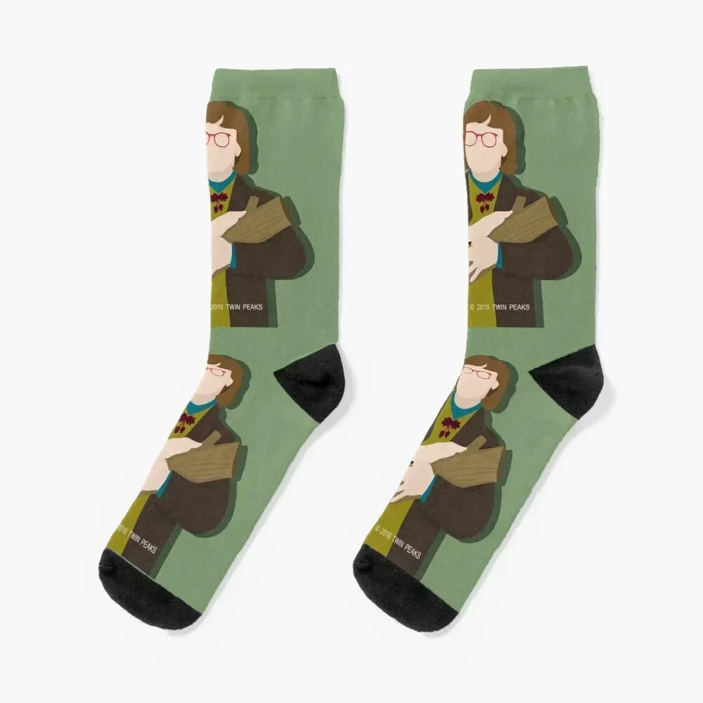 Twin Peaks - Log Lady Socks professional running Stockings man cartoon Boy Socks Women's