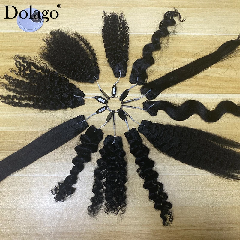 

Factory Sample Of Different Hair Textures 100% Human Hair 11Pcs/lot